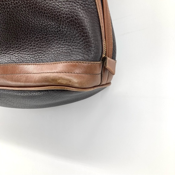 Vintage Dooney & Bourke Large Domed Satchel Double Zip - Picture 5 of 14